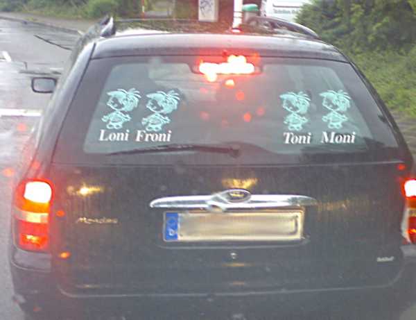 Lustige Vornamen Autoaufkleber autoaufkleber seite 4 Lustige Vornamen Autoaufkleber autoaufkleber seite 4