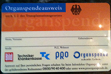 Organspende Bestatterweblog Peter Wilhelmbestatterweblog Peter Wilhelm