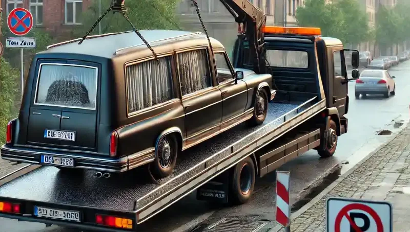 abgeschleppt