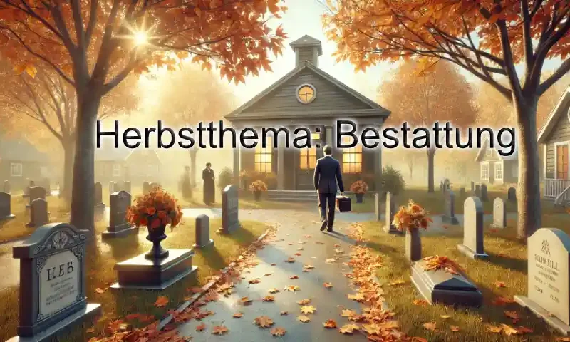 Herbstlicher Friedhof