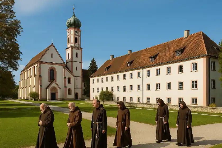 Gewand fängt Feuer: Mönch stirbt in oberbayerischem Kloster