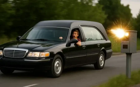 Leiche soll Knöllchen bezahlen – Bestatter mogelt