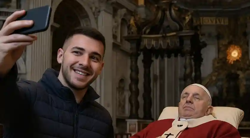 Cheese mit dem Pontifex! – Selfies mit dem toten Papst