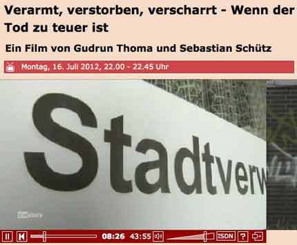 Verarmt, verstorben, verscharrt